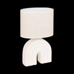 Tafellampen|Ygo Tafellamp GIBAN Keramiek Wit