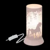 Decoratieve Accessoires|Kinderverlichting|Ygo Tafellamp HORSE Met. Roze