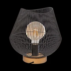 Tafellampen|Ygo Tafellamp JENNA Zwart