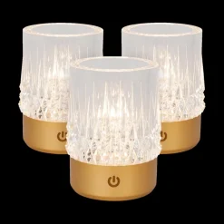 Tafellampen|Ygo Tafellamp LILI Ø8 S/3 Mat Goud