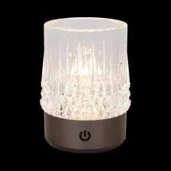 Tafellampen|Ygo Tafellamp LILI Ø8 S/3 Zwart Chroom