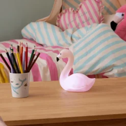 Decoratieve Accessoires|Kinderverlichting|Ygo Tafellamp MINGO Flamingo Roze