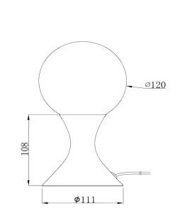 Tafellampen|Ygo Tafellamp MOYA Goud