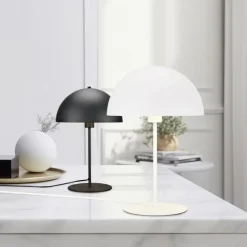 Tafellampen|Ygo Tafellamp NOLA L Zwart