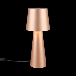 Tafellampen|Ygo Tafellamp NUBIAN Met. Coffee