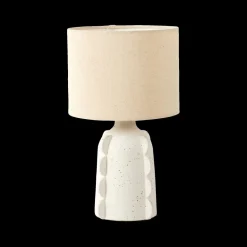 Tafellampen|Ygo Tafellamp ORRECHIO Ker. Wit/Kap Beige