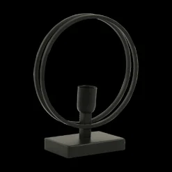 Tafellampen|Ygo Tafellamp RUDRA L Met. Zwart