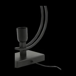 Tafellampen|Ygo Tafellamp RUDRA L Met. Zwart