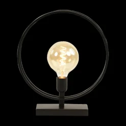 Tafellampen|Ygo Tafellamp RUDRA XL Met. Zwart