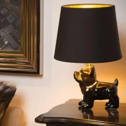 Tafellampen|Ygo Tafellamp SIR WINSTON Zwart/Kap Zwart