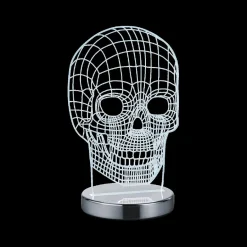 Kinderverlichting|Decoratieve Accessoires|Ygo Tafellamp SKULL Transparant