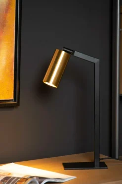 Tafellampen|Ygo Tafellamp SYBIL Zwart/Goud