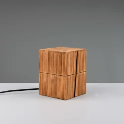 Tafellampen|Ygo Tafellamp TREASURE Hout Naturel