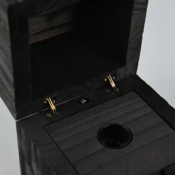 Tafellampen|Ygo Tafellamp TREASURE Hout Zwart