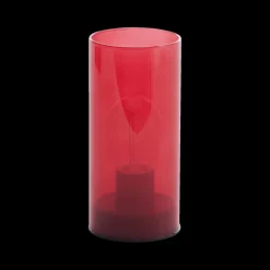 Tafellampen|Ygo Tafellamp VAZALLA Led Glas Rood