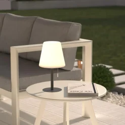 Tafellampen|Ygo Tafellamp ZAX Antraciet