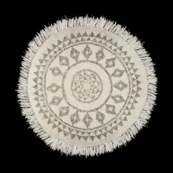 Tapijten|Ygo Tapijt BOHMEIM Rond Beige