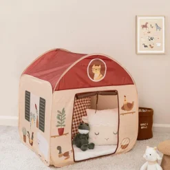 Tapijten | Meubels|Ygo Tent HUIZIE Rood/Beige