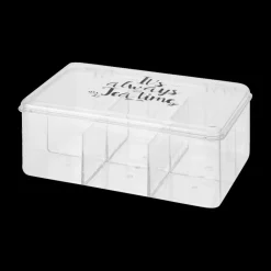 Koffie & Thee|Ygo Theedoos BERIT 6Del. Transparant