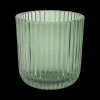 Woondecoratie|Ygo Theelichthouder RIBIS XL Glas Groen