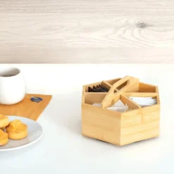 Koffie & Thee|Ygo Thee-Organiser BAMBRE Draai Bamboe