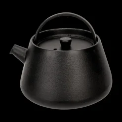 Koffie & Thee|Ygo Theepot BILL Gietijzer Zwart 38cl