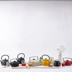 Koffie & Thee|Ygo Theepot BILL Gietijzer Zwart 38cl