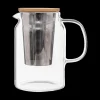 Koffie & Thee|Ygo Theepot MIA Incl. Infuser Glas/Hout 90cl