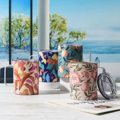 Lunchboxes & Drinkbussen|To Go|Ygo Thermosmok SAKI 35cl Inox Floral Ass.