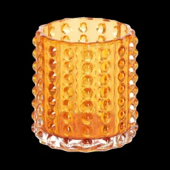 Woondecoratie|Ygo TL-Houder BUBLINA Glas Oranje