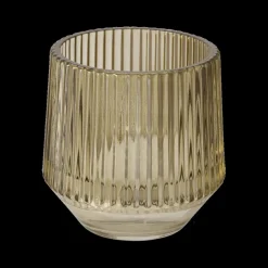 Woondecoratie|Ygo TL-Houder TIAGGO Glas Groen L Ass.