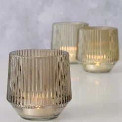 Woondecoratie|Ygo TL-Houder TIAGGO Glas Groen L Ass.