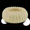 Woondecoratie|Ygo TL-Houder WANJA Rond Keramiek Beige
