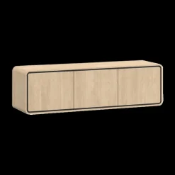 Tv-Meubelen|Ygo Tv-Meubel NESTOR Eik/Zwart B163