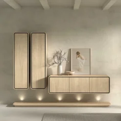 Tv-Meubelen|Ygo Tv-Meubel NESTOR Eik/Zwart B163