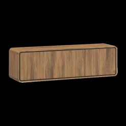 Tv-Meubelen|Ygo Tv-Meubel NESTOR Walnoot/Zwart B163