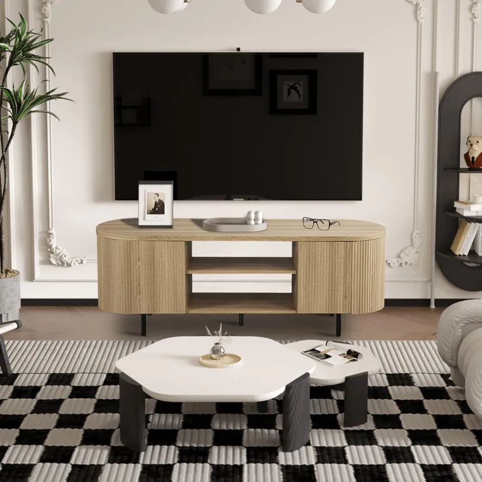 Tv-Meubelen|Ygo Tv-Meubel PORTO B160 Decor Eik