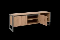 Tv-Meubelen|Ygo TV-meubel ROCKY Artisan Eik Anthraciet B160