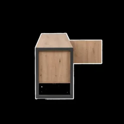 Tv-Meubelen|Ygo TV-meubel ROCKY Artisan Eik Anthraciet B160