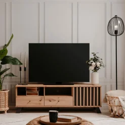 Tv-Meubelen|Ygo TV-meubel SUMATRA Artisan Eik/Antraciet B138