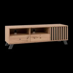 Tv-Meubelen|Ygo TV-meubel SUMATRA Artisan Eik/Antraciet B138