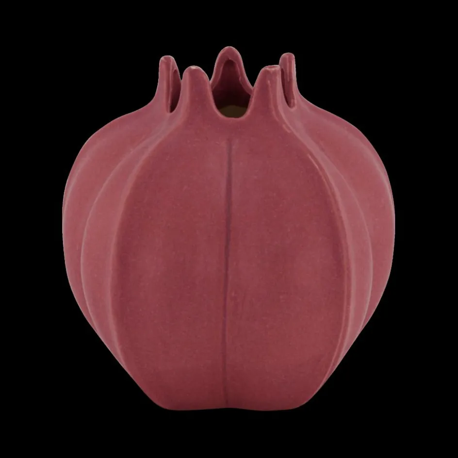 Woondecoratie|Ygo Vaas CORLIZ Laag XL Ker. Framboos