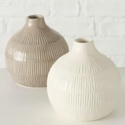 Woondecoratie|Ygo Vaas KAYEE Ker. Beige Ass.