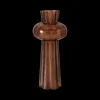 Woondecoratie|Ygo Vaas MAKONI Hoog Glas Bruin