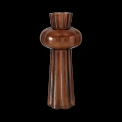 Woondecoratie|Ygo Vaas MAKONI Hoog Glas Bruin