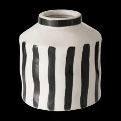 Woondecoratie|Ygo Vaas PRYMUS Ker. Wit/Zwart