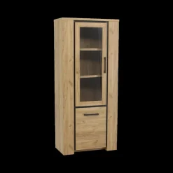 Vitrinekasten|Ygo Vitrine ANTONIO French Oak B85
