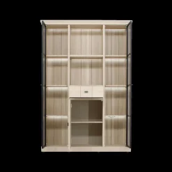 Vitrinekasten|Ygo Vitrinekast KARA Natural Olm B144