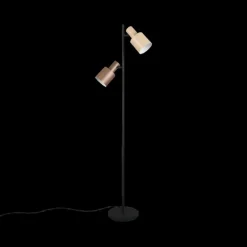 Vloerlampen|Ygo Vloerlamp AGUDO 2Del. Beige/Bruin
