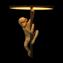 Vloerlampen|Ygo Vloerlamp CHIMP Zwart/Kap Zwart